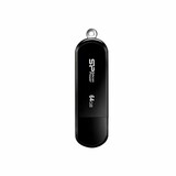 Накопитель USB 64Gb Silicon Power LuxMini 322 (SP064GBUF2322V1K) (Черный)