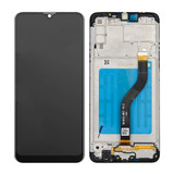 Дисплей для Samsung A207F Galaxy A20s в рамке+ тачскрин (черный) ORIG 100%