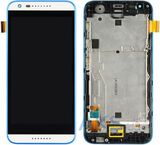 Дисплей для HTC 620 Desire Dual sim + touchscreen, чёрный, с передней панелью белого цвета