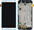 Дисплей для HTC 620 Desire Dual sim + touchscreen, чёрный, с передней панелью белого цвета