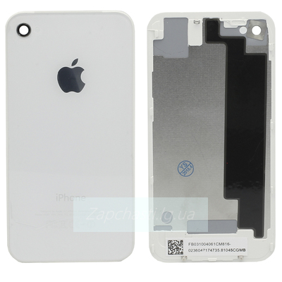 Задняя крышка для iPhone 4S оригинал (белый)