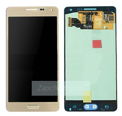 Дисплей для Samsung A500F Galaxy A5 Duos/A500FU/A500H + touchscreen, золотистый, оригинал (Китай)