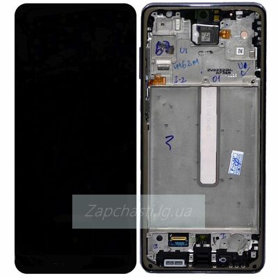 Дисплей для Samsung A736B Galaxy A73 5G в рамке + тачскрин (черный) ORIG 100%