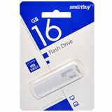 Накопитель USB Flash 16GB 2.0 Smartbuy Clue (белый)
