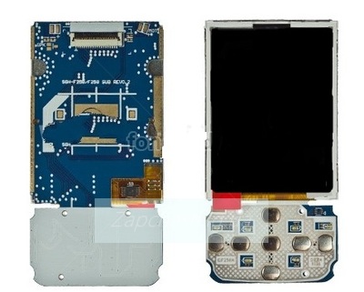 Дисплей для Samsung F250L с клав. подложкой