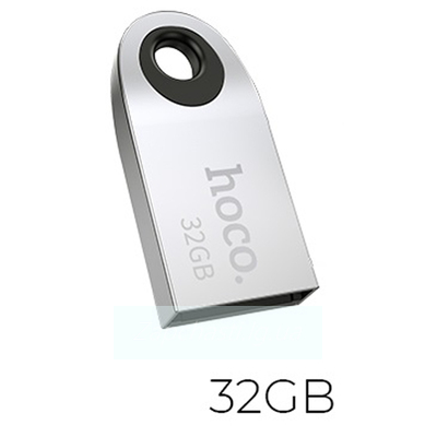 Накопитель USB Flash (USB 2.0) 32GB Hoco UD9 Insightful (серебро)