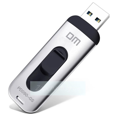 Накопитель USB 3.0 256Gb DM PD090 Метал выдвежная