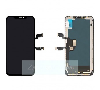 Дисплей для iPhone XS MAX + тачскрин черный с рамкой (In-Cell JK)