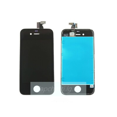 Дисплей для iPhone 4 + тачскрин черный с рамкой AA