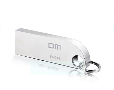 Накопитель USB 16Gb DM PD216 Метал + Кольцо