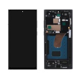 Дисплей для Samsung S918B Galaxy S23 Ultra в рамке + тачскрин (зеленый) 100%