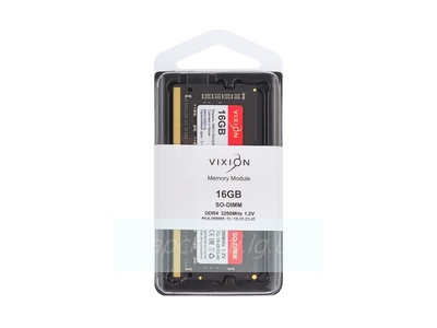 Модуль памяти Vixion 16 ГБ (SO-DIMM, DDR4, 3200 МГц, 18-22-22-42, 1,2V)