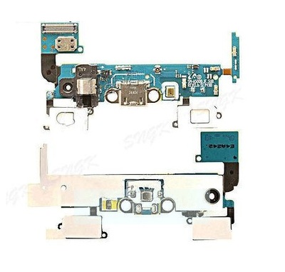 Шлейф для Samsung A500K Galaxy A5 Duos/A500F/A500H,REV0.2, с разъемом зарядки, с разъмом наушников, с кнопкой Home, с сенсорными кнопками, с микрофоном