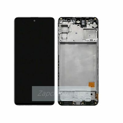 Дисплей для Samsung M317F (M31s) в рамке + тачскрин (черный) (OLED)