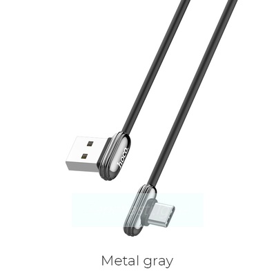 Кабель USB HOCO (U60) Type-C (серый)