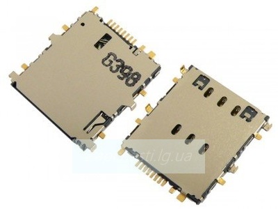 Коннектор SIM-карты Samsung P5200/T210/T310/T111/T311/T325/T331/T531/T561/T705