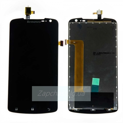 Дисплей для Lenovo S920 + touchscreen, чёрный, оригинал (Китай) (микросхема Synaptic)