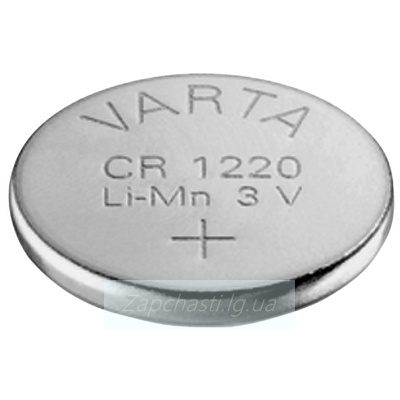 Батарейка CMOS CR1220 под пайку с загнутыми контактами с разных сторон