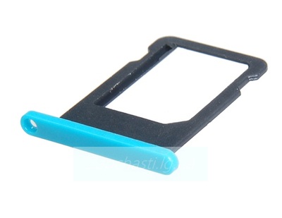 Держатель сим для iPhone 5C (синий)