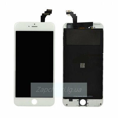 Дисплей для iPhone 6 Plus + тачскрин белый с рамкой ориг