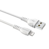 Кабель USB BOROFONE (BX51) для iPhone Lightning 8 pin (1м) (белый)