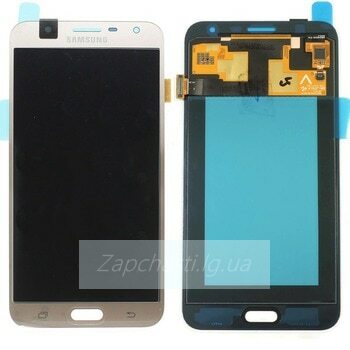 Дисплей для Samsung J700H/DS Galaxy J7 + тачскрин золото (TFT LCD)