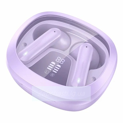 Беспроводные наушники Bluetooth Hoco EQ6 (TWS, с дисплеем, вакуумные, активное шумоподавление) Фиолетовый