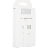 Кабель USB HOCO (X23) для iPhone Lightning 8 pin (1м) (белый)