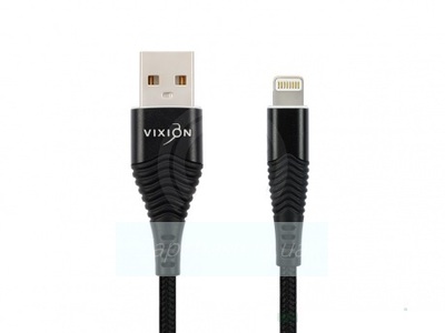 Кабель USB VIXION (K26i) для iPhone Lightning 8 pin (1м) (черный)