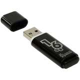 Накопитель USB Flash 16GB 2.0 Smartbuy Glossy (черный)