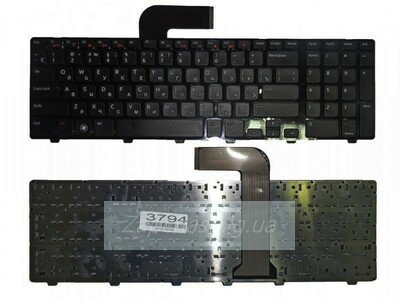 Клавиатура для ноутбука DELL (Inspiron: 5720, 7720, N7110, Vostro: 3750, XPS: L702X) rus, black