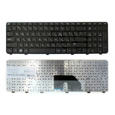 Клавиатура для ноутбука HP (Pavilion: dv6-6000, dv6-6b, dv6-6c), rus, black, с фреймом