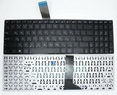 Клавиатура для ноутбука ASUS (X501, X550, X552, X750 series) rus, black, без фрейма, без креплений