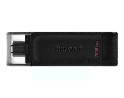 Накопитель USB-C Flash 32GB 3.2 Kingston DataTraveler 70 (черный)