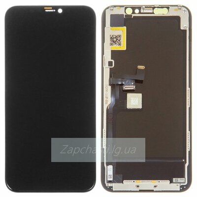 Дисплей для iPhone 11 Pro + тачскрин черный с рамкой (Hard OLED)
