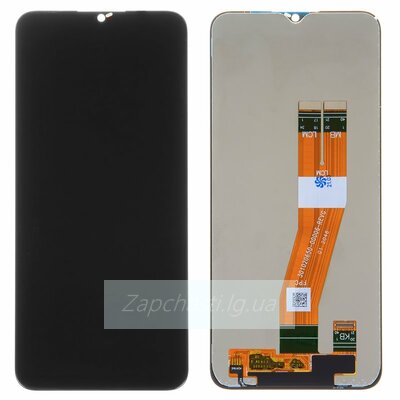 Дисплей для Samsung A025F Galaxy A02s + тачскрин (черный) HQ REV 1 (163мм)