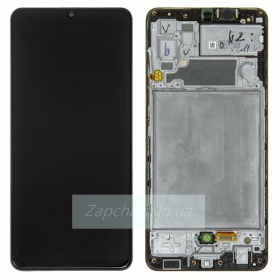 Дисплей для Samsung A325F Galaxy A32 в рамке + тачскрин (черный) (In-Cell)