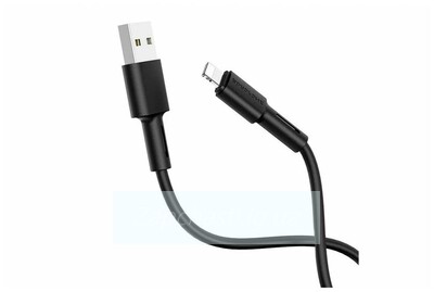 Кабель USB BOROFONE (BX70) для iPhone Lightning 8 pin (1м) (черный)