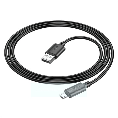 Кабель USB HOCO (X88) microUSB (1м) (черный)