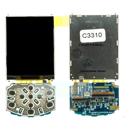 Дисплей для Samsung C3310 + клав. подложка