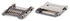 Коннектор SIM-карты для мобильных телефонов Fly DS104D, DS107, DS107D, DS116, DS120, DS123, DS124, IQ230, IQ235, IQ237, IQ245, IQ245+