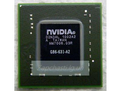 Микросхема NVIDIA G86-631-A2 GeForce 8400M GS видеочип для ноутбука