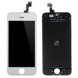 Дисплей для iPhone 5S + тачскрин белый с рамкой HQ