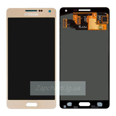 Дисплей для Samsung A500F Galaxy A5 + тачскрин (золото) (TFT - copy LCD)
