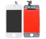 Дисплей для iPhone 4 + тачскрин белый с рамкой класс B