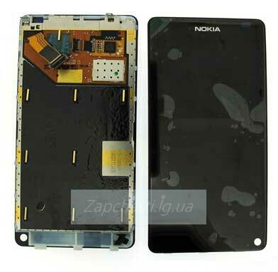 Дисплей для Nokia N9 + тачскрин (черный) ОРИГ100%