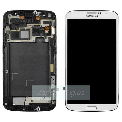 Дисплей для Samsung i9200 Galaxy Mega 6.3 c рамкой + тачскрин (белый)