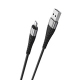 Кабель USB BOROFONE (BX32) Munificent для iPhone Lightning 8 pin (1м) (черный)