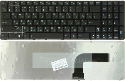 Клавиатура для ноутбука ASUS (A52, K52, X54, N53, N61, N73, N90, P53, X54, X55, X61), rus, black (N53 version) ORIGINAL