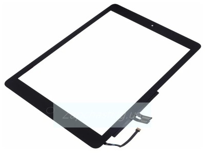 Тачскрин для iPad 6 (2018) (A1893, A1954) + черная кнопка HOME с микросхемой (черный) (HC)